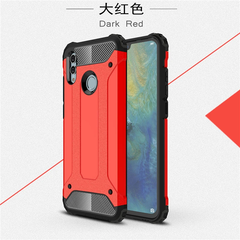 Тяжелый бронированный чехол для huawei Honor 6X 6C 7C 7A Pro 8C 8A P Smart Plus Nova 3i 4 2 s lite тонкий гибридный жесткий чехол для телефона