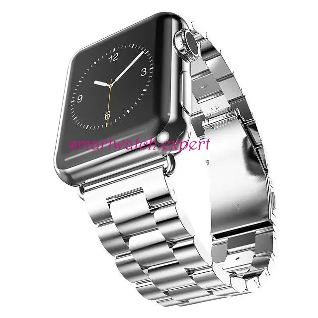 Ремешок из нержавеющей стали для часов Apple Watch/Sport/Edition 38 мм 42 мм браслет ремешок для серии 1 серия 2 Apple watch