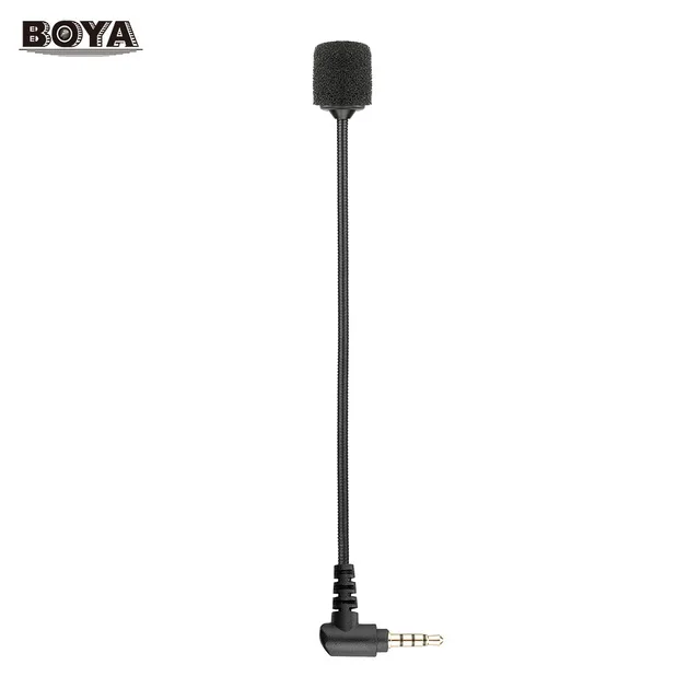 BOYA BY-UM4 круглый конденсаторный микрофон 3,5 мм соединитель TRRS для IOS Android Смартфон iPhone 6 ПК планшет windows
