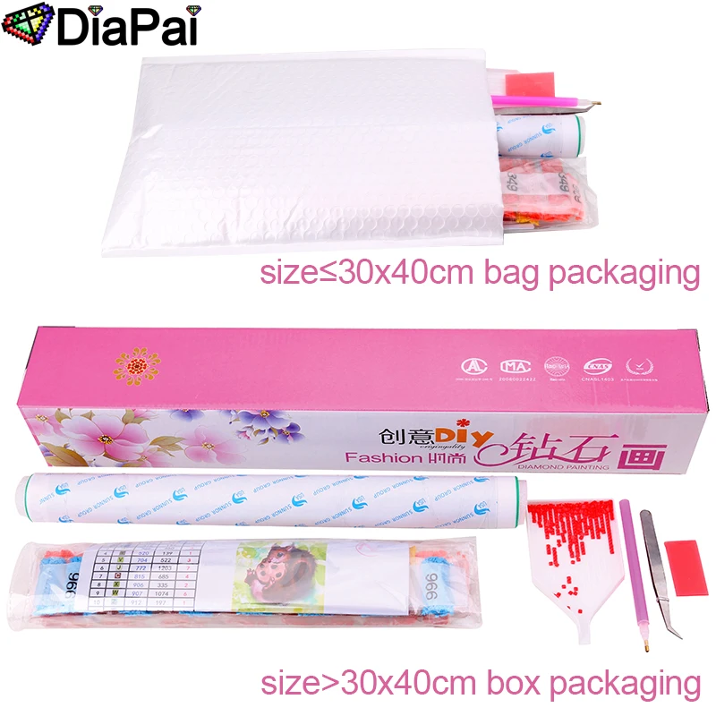 DIAPAI 5D DIY Diamond Painting 100% Full Square/Round Drill &quotText flower" Embroidery Cross Stitch 3D Decor A21836 | Дом и сад