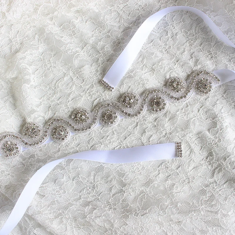 Роскошный пояс для свадебного платья jaevini с камнями серебряные ленты кристаллами