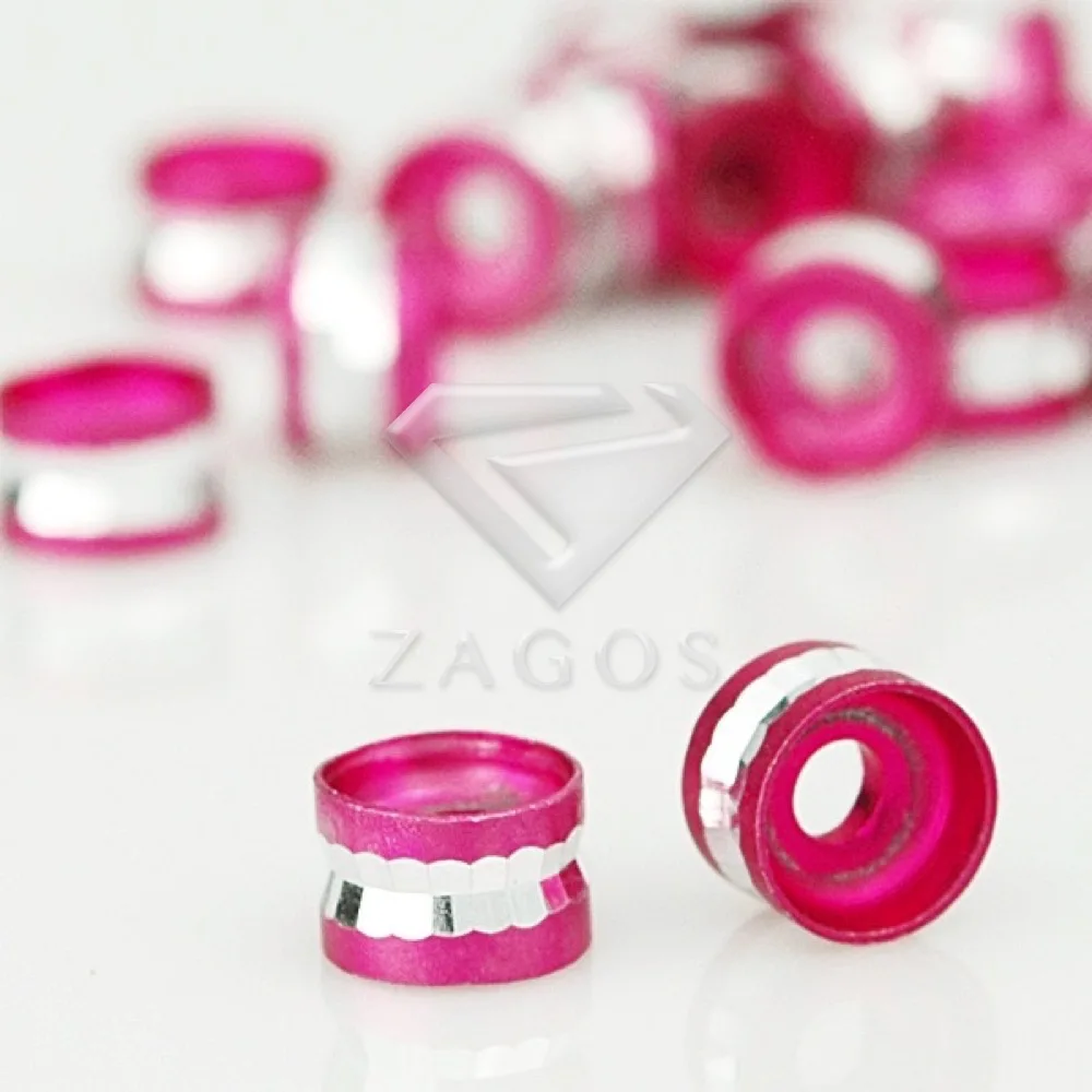 100 шт. алюминиевые цилиндрические бусины 4x6 мм|necklace wholesale|beads jewelry makingmaking beaded necklace |