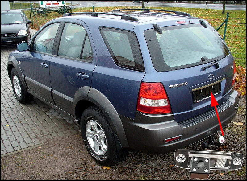 AUTONET камера заднего вида для KIA Sorento R для NAZA Sorento XM MK2 2007~ /CCD/резервная камера/камера номерного знака