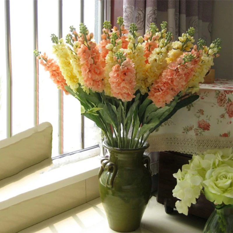 Hyacinth фиолетовый цветок искусственный шелк Искусственные цветы на день рождения