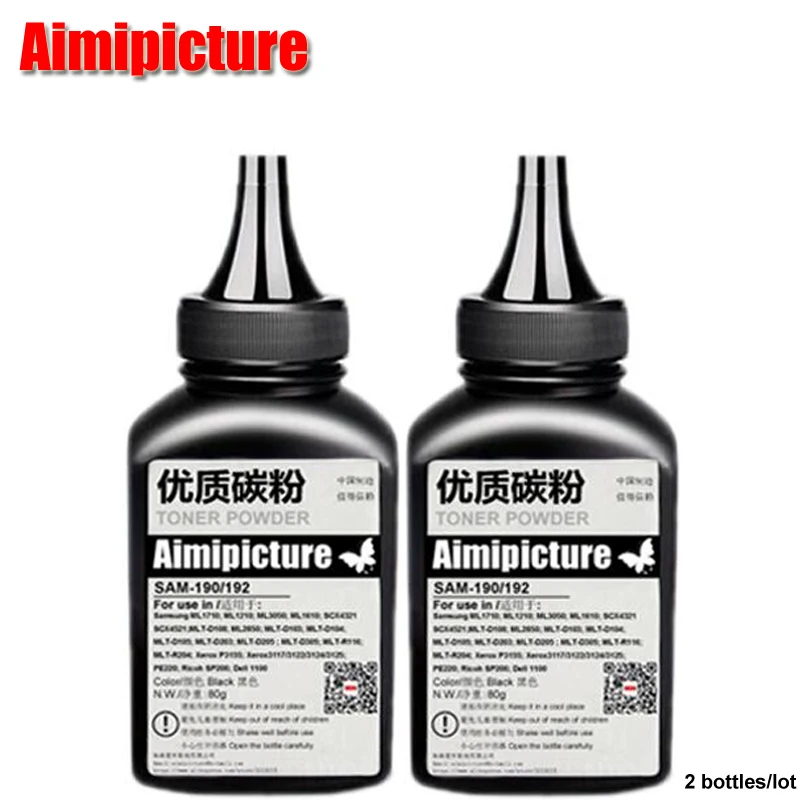 Для Ricoh SP200 SP201 SP202 SP100 SP1000 сменный Тонер-порошок для Dell 1100 1600 Lexmark x215 E210 тонер 80 г * 4 -