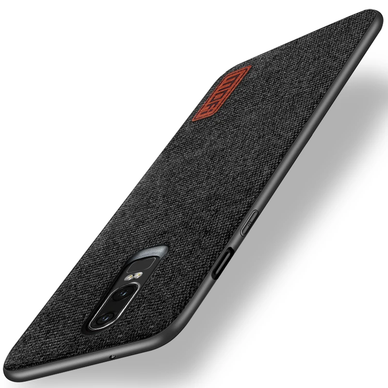 Чехол для oneplus 6 чехол MOFI One Plus жесткий накладка из мягкого силикона с тканевыми