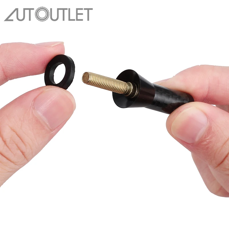 Универсальная автомобильная FM-антенна на короткую крышу AUTOUTLET черная антенна 3 5