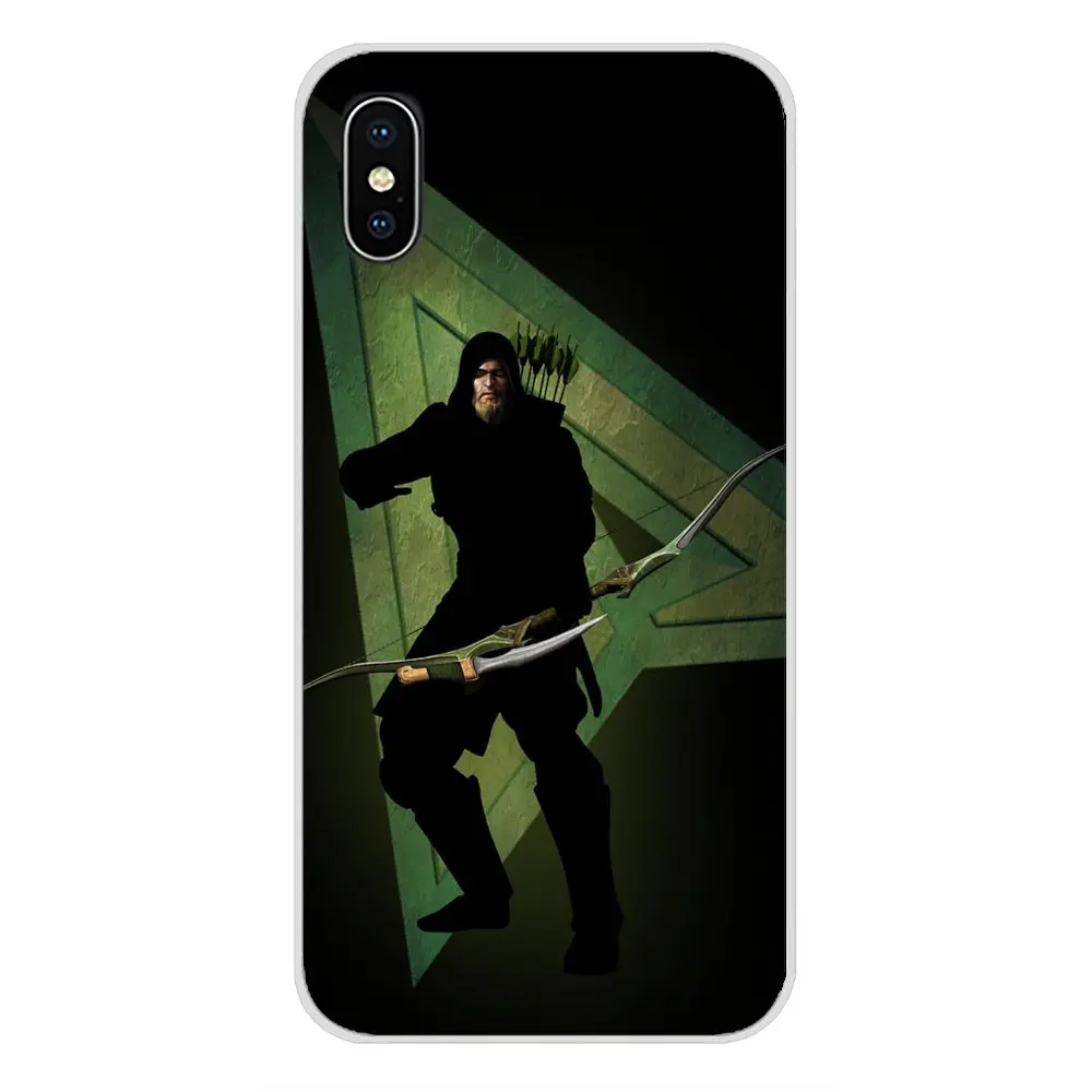 Для Apple iPhone X XR XS MAX 4 4S 5 5S 5C SE 6 6S 7 8 Plus ipod touch American Tv Series Green Arrow аксессуары чехол |