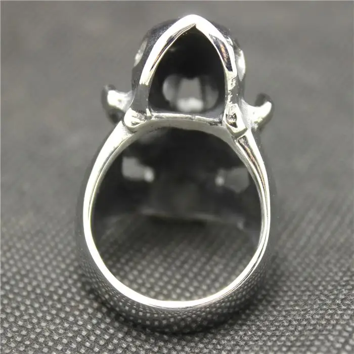 Кольцо из нержавеющей стали 316L Крутое новейшее большое тяжелое динозавр крутое