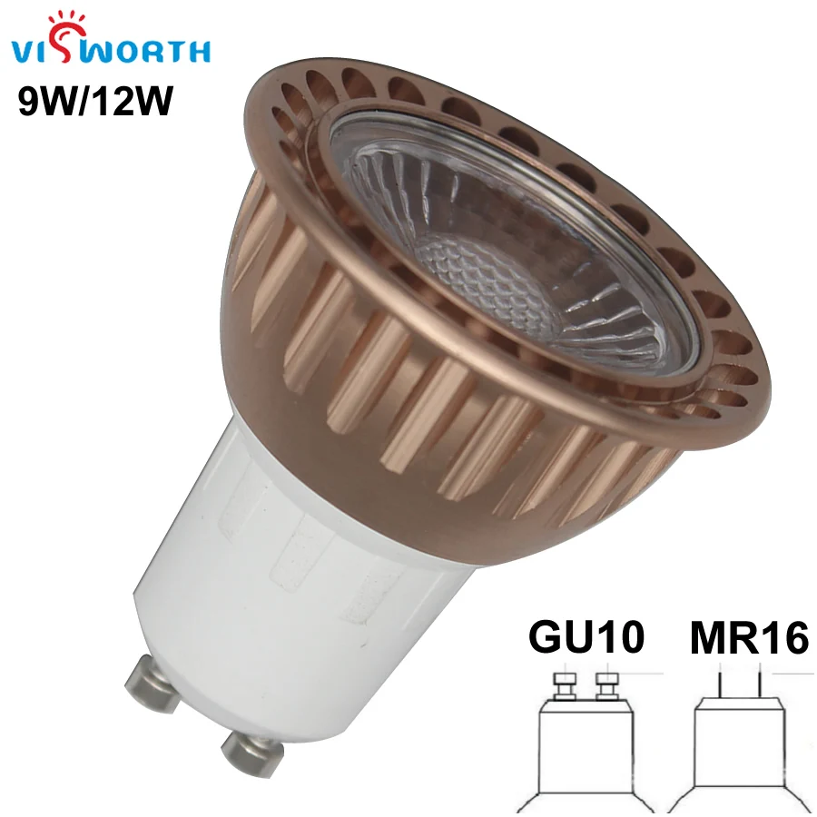 Светодиодсветильник лампа с COB матрицей VisWorth GU10 G5.3 Светодиодная Mr16 светодиодная
