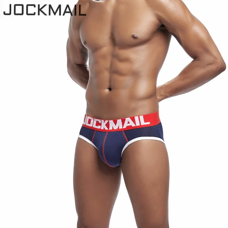 Трусы брифы JOCKMAIL мужские Брендовое нижнее белье с выпуклым U образным карманом