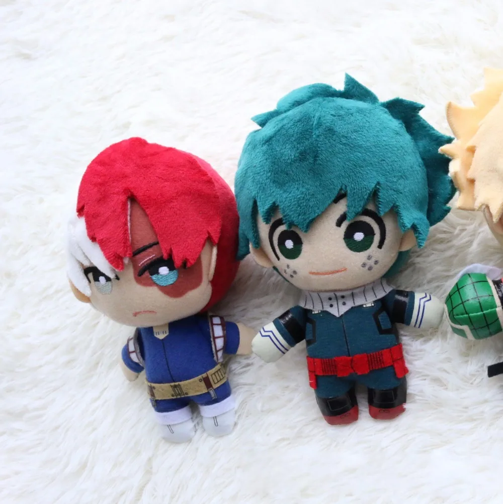Мягкие Deku плюшевые кулон в форме куклы мультфильм мой герой Academy Baguko Todoroki Shoto милый подарок Хлопок Заполненные игрушки для детей