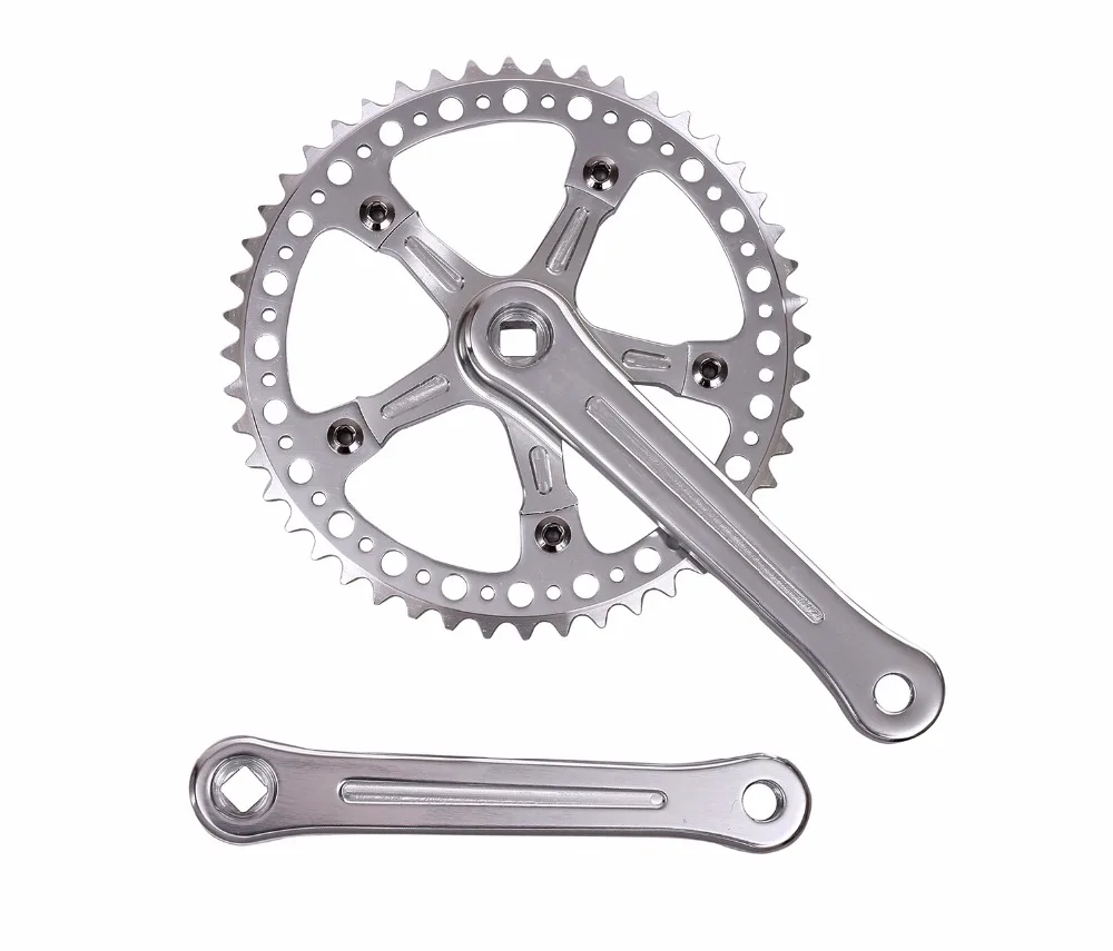 Ретро fixie велосипед 48 т шатун с ЧПУ винтажная фиксированная передача велосипед шатун алюминиевый сплав велосипедная цепь