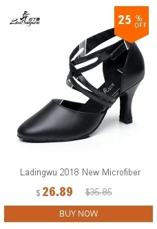 Ladingwu/Новинка; ; Обувь для бальных танцев; Цвет белый; искусственная кожа; Танцевальная обувь для латиноамериканских женщин; Сальса; плюшевая подкладка; мягкая подошва