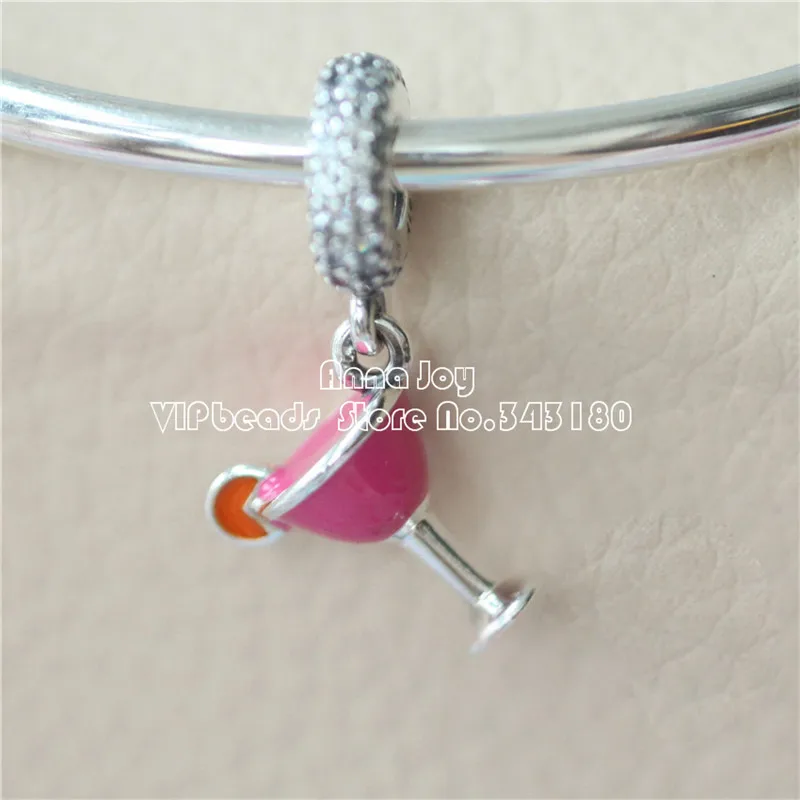 Подвеска из стерлингового серебра 925 пробы с фруктовым коктейлем смешанной