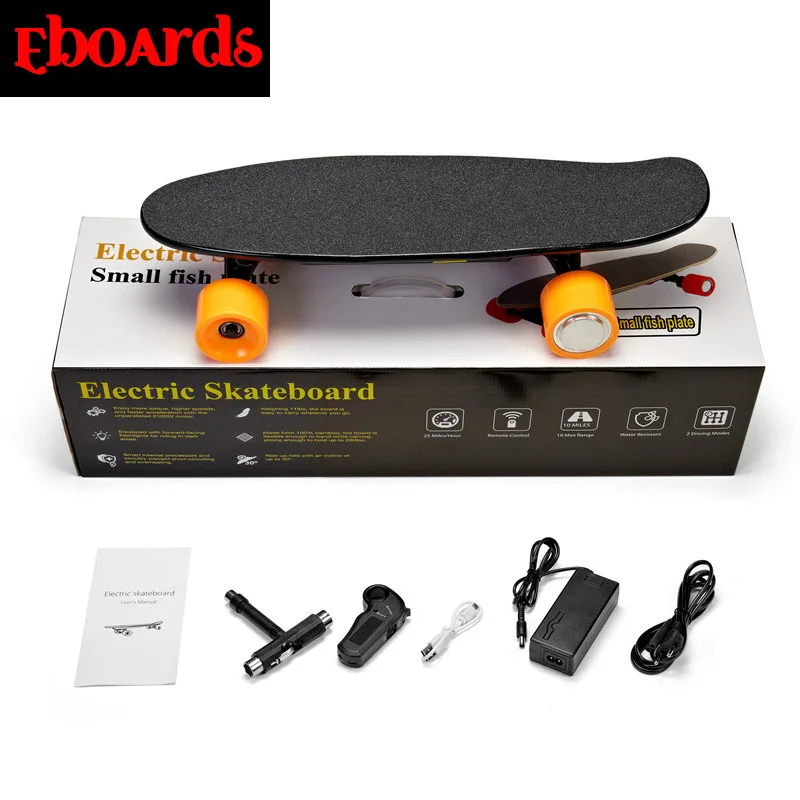 Новый мини-скейтборд с пультом дистанционного управления моторизованный