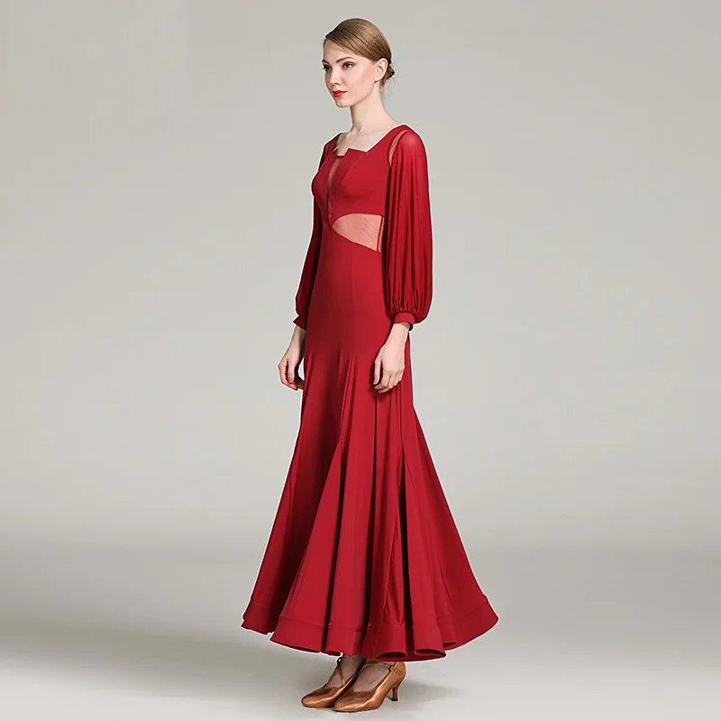 Стандартное бальное платье 2019 платья для общественных мероприятий фламенко