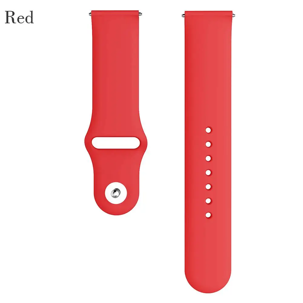 Красный Ремешок на запястье для POLAR Vantage M Smartwatch, браслет, ремешок на запястье, Сменные аксессуары, мягкая силиконовая лента, унисекс - Цвет: Красный
