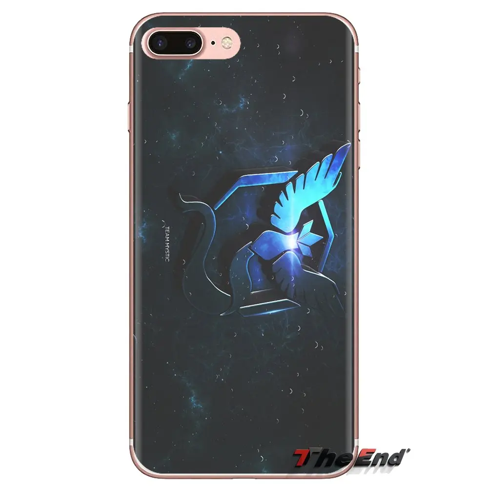 Силиконовый чехол для телефона Pokemon GO Team Mystic Monsters iPod Touch Apple iPhone 4 4S 5 5S SE 5C 6 6S 7 8 X XR XS