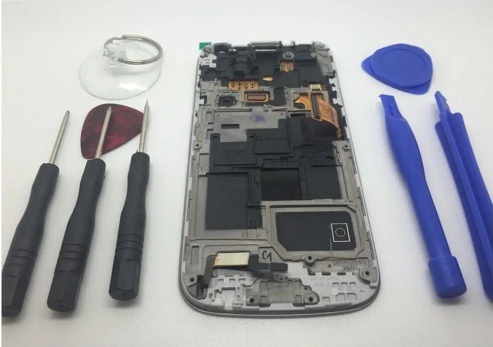 Для Samsung Galaxy S4 Mini i9190 i9195 ЖК дисплей + сенсорный экран в сборе рамка Инструменты|i9195