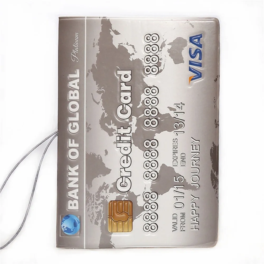 Credit Card Милые мужские дорожные обложки для паспорта, аксессуары для путешествий, ID Bank, сумка для кредитных карт, чехол держатель для паспорта, высокое качество, маленький подарок - Цвет: Credit Card