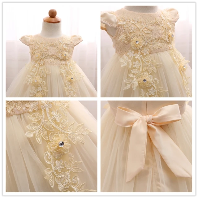 Одежда для маленьких девочек платья принцессы новорожденных розовое платье