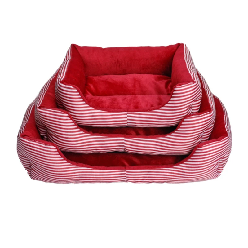2 Цвета животный диван дом собаки кровати питомник дышащие мягкие флисовые