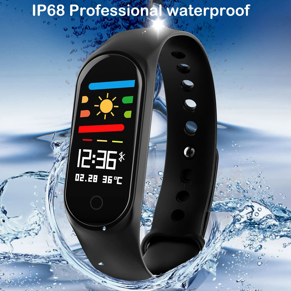 ZUCOOR умный Браслет Носимых устройств Импульсный монитор сердечного ритма браслет