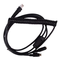 3m ps2 keyboard spring cable for honeywell 3800g 4600g 4820g barcode scanner cable