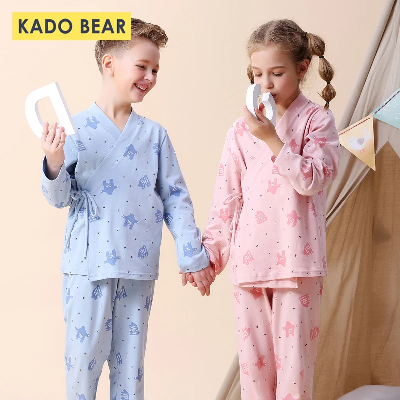Детское кимоно Enfant Пижамный костюм с героями мультфильмов для мальчиков и