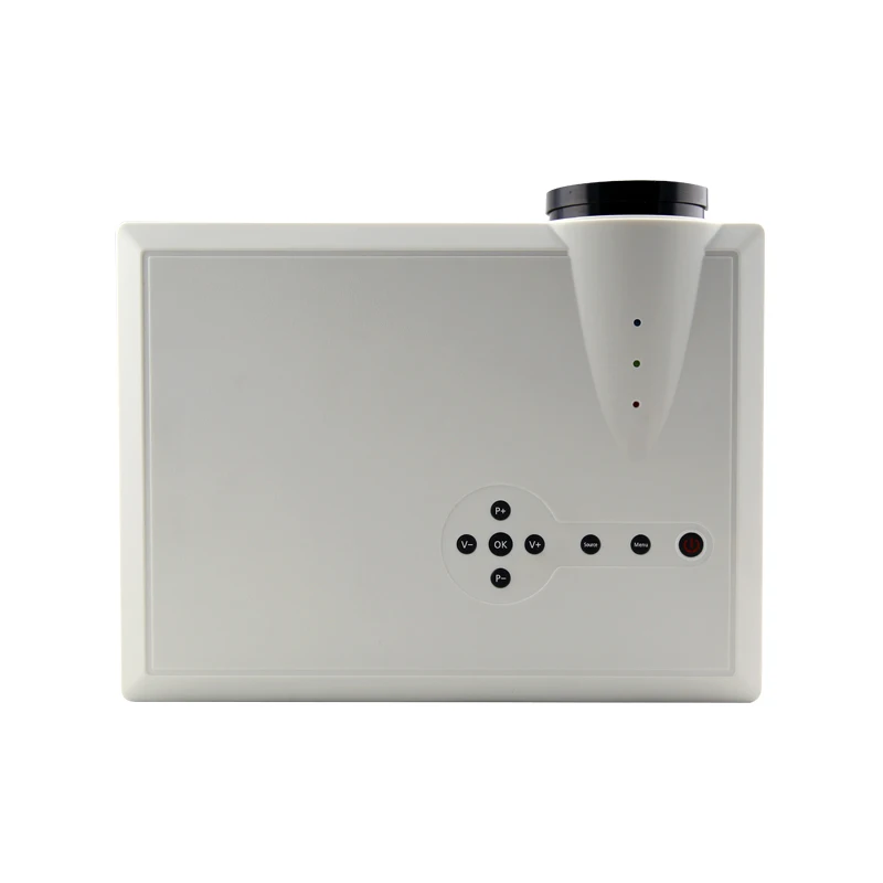 Белый 300 дюймов 5200Lux Full HD бизнес цифровой рекламы образования 3D жк-проектор