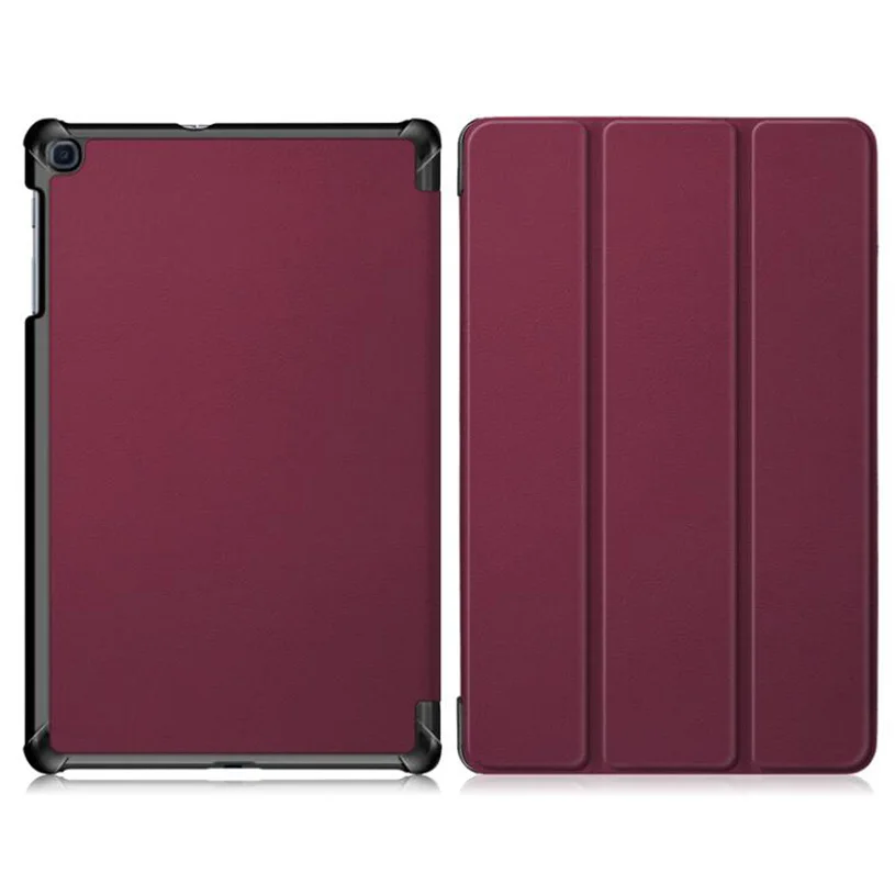 Wine Red Чехол Funda для samsung Galaxy Tab A 10,1 SM-T510 SM-T515 чехол-подставка из искусственной кожи для samsung Tab A 10,1 T510 T515 чехол - Цвет: Wine Red
