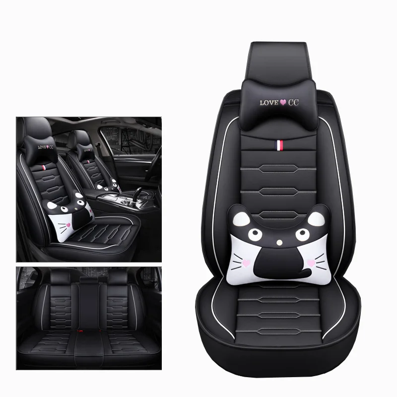 Передний + Великую Китайскую Мультфильм кожаный универсальный чехол для