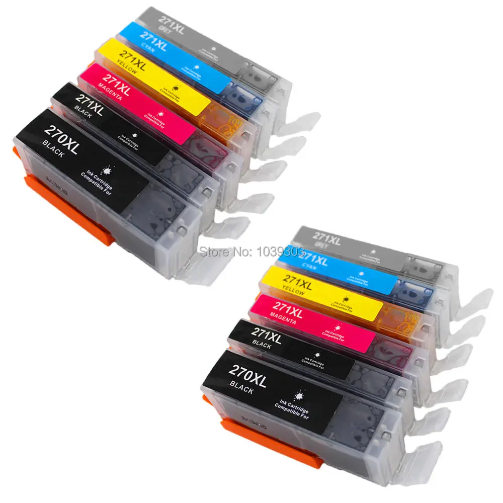 12PK совместимый чернильный картридж для Canon PGI 270XL CLI 271XL PIXMA MG5720 MG5721 MG5722 MG6820 MG6821 MG6822