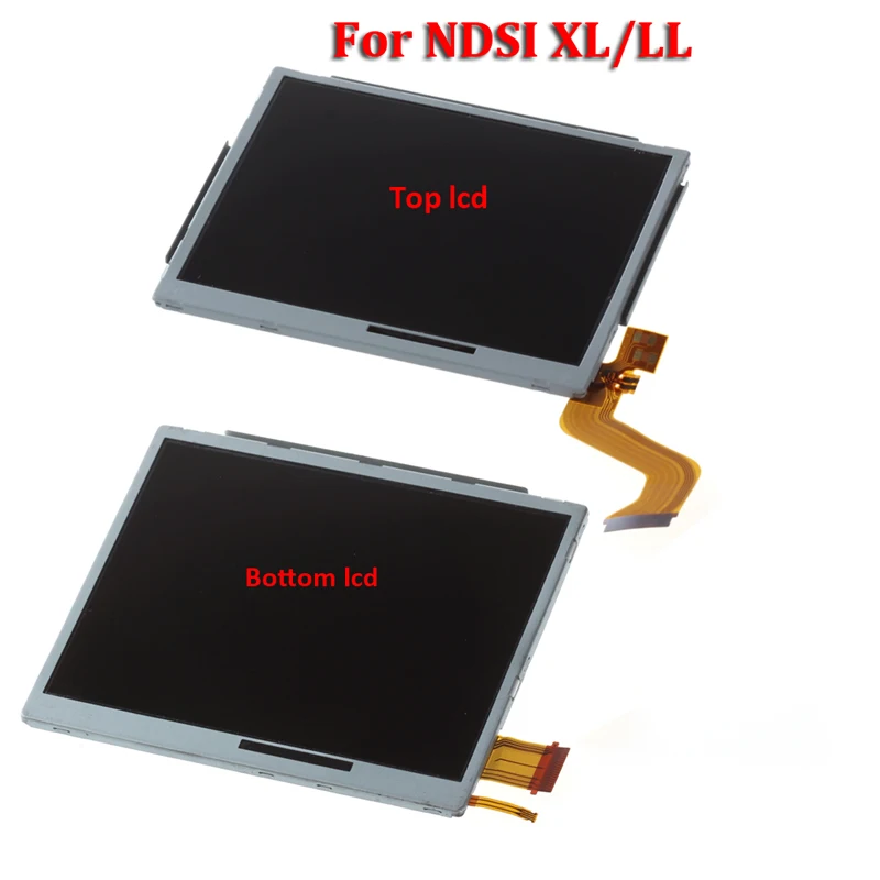 Запасные части верхний нижний и Нижний ЖК экран дисплей для Nintendo DS Lite/NDS/NDSL/NDSi New 3DS