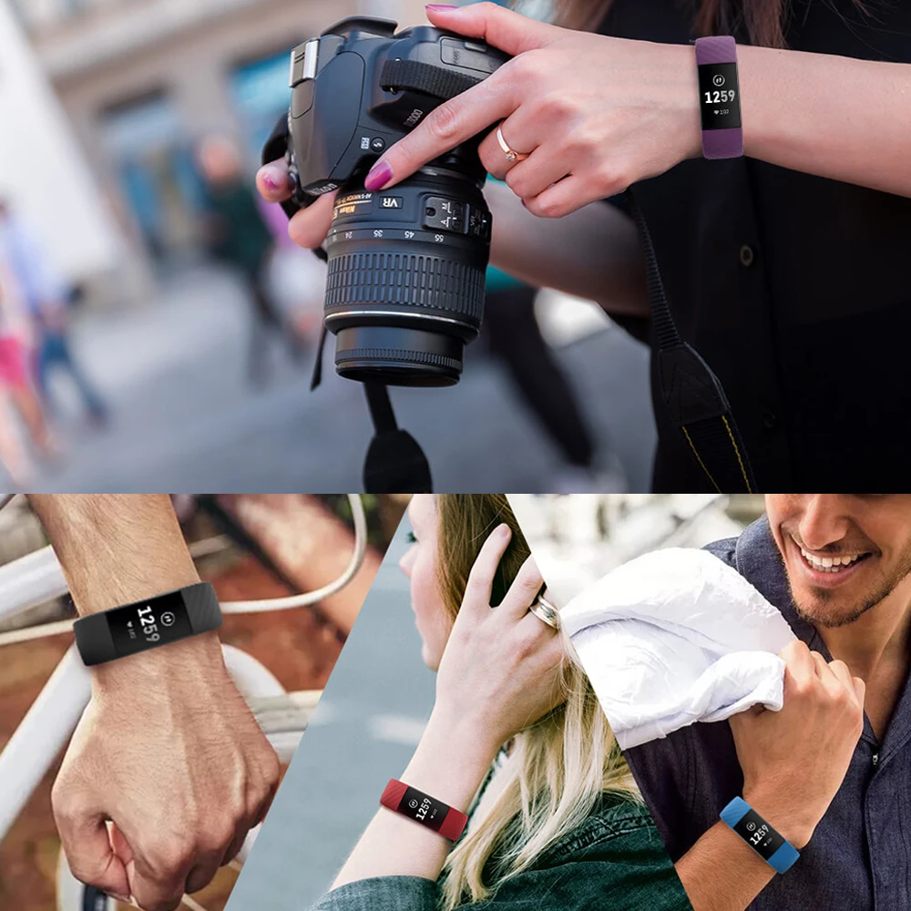 Duszake силиконовый сменный ремешок для Fitbit Charge 3, ремешок, браслет, аксессуары, браслет на запястье, ремешок для Fitbit Charge 3 Band