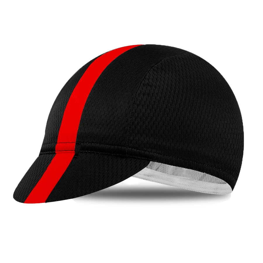 Black Red Многоцветная велосипедная шапка женская/Мужская шапочка для езды на велосипеде шлем одежда многоцветная один размер велосипедная Экипировка Мужская t Sombrero De Ciclismo Gorra - Цвет: Black Red