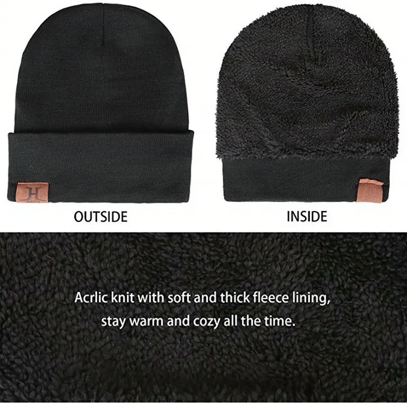 3 шт. унисекс Зимние Шарф шапка варежки наборы для ухода за кожей мужчин женщин