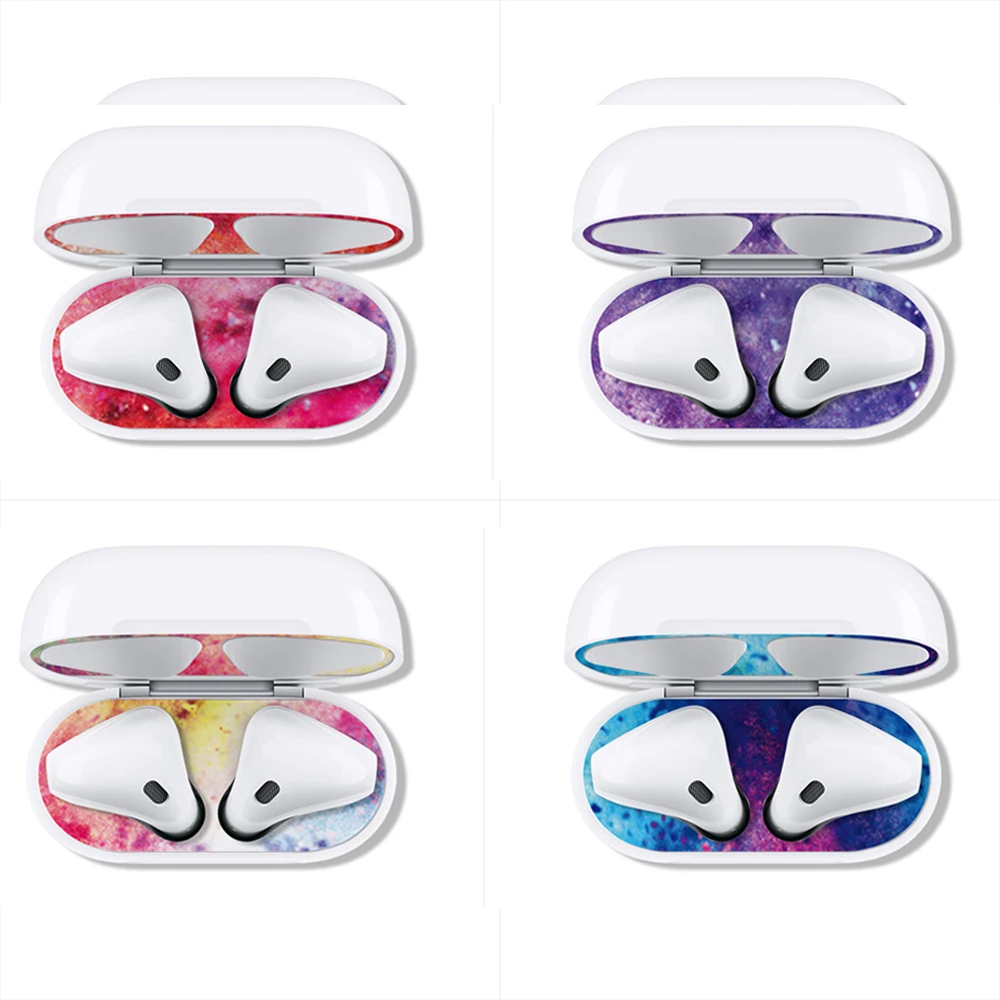 Защитный чехол от пыли для Apple Airpods Модный Цветной Пыленепроницаемый Чехол