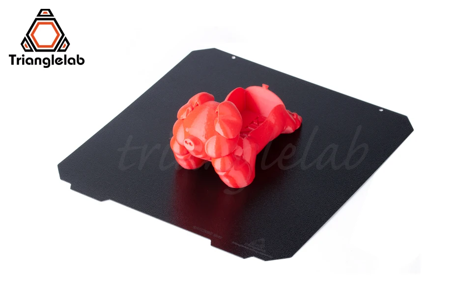 Trianglelab 220X220 двухсторонний текстурированный PEI пружинный стальной лист с порошковым покрытием PEI Монтажная пластина для Anet A8 robo r2 wanhao и т. Д