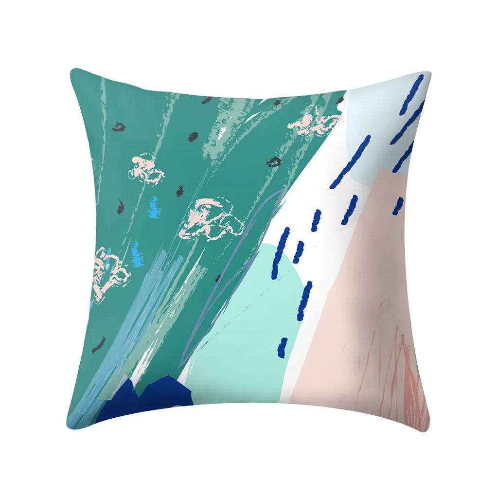 2019 Новый наволочка с геометрическим рисунком талии квадратный 45 см *