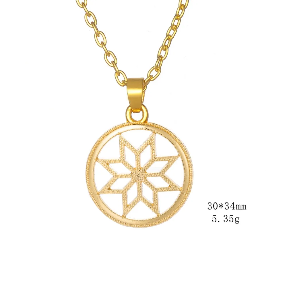 Регулируемый кулон Teamer ожерелье с солнечными кольцами и кристаллами Alatir