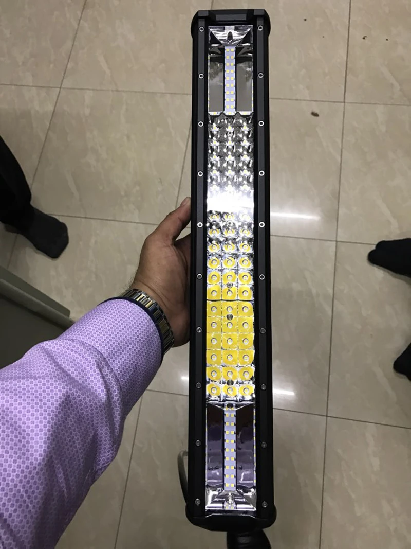 Oslamp 1" 16" 2" 23" 3-РЯД светодиодный светильник бар Offroad светодиодный бар комбинированный луч светодиодный рабочий светильник бар для грузовых автомобилей SUV ATV 4x4 4WD 12v 24v 6000K