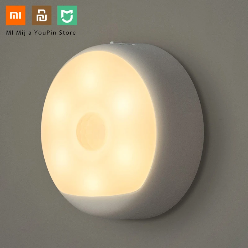 Фото USB зарядка Xiaomi Mijia Yeelight светодиодный ночник Инфракрасный магнитный с крючками