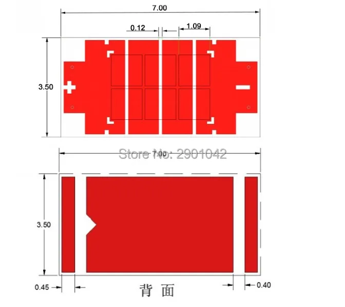 6 шт./лот 12V 1500mA White5000K 5500K 6000K светодиодный 18 Вт CSP 7035 посылка диод для автомобильного освещения