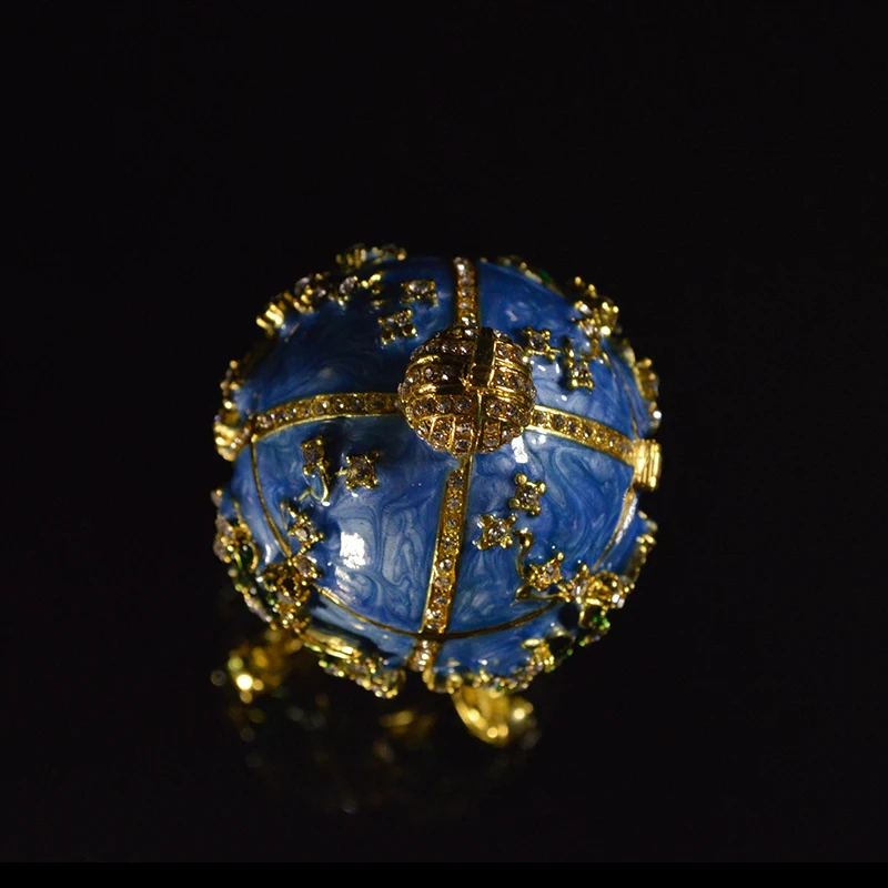 QIFU красивые и изысканные со стразами qifu faberge яйцо стиль винтаж домашний декор