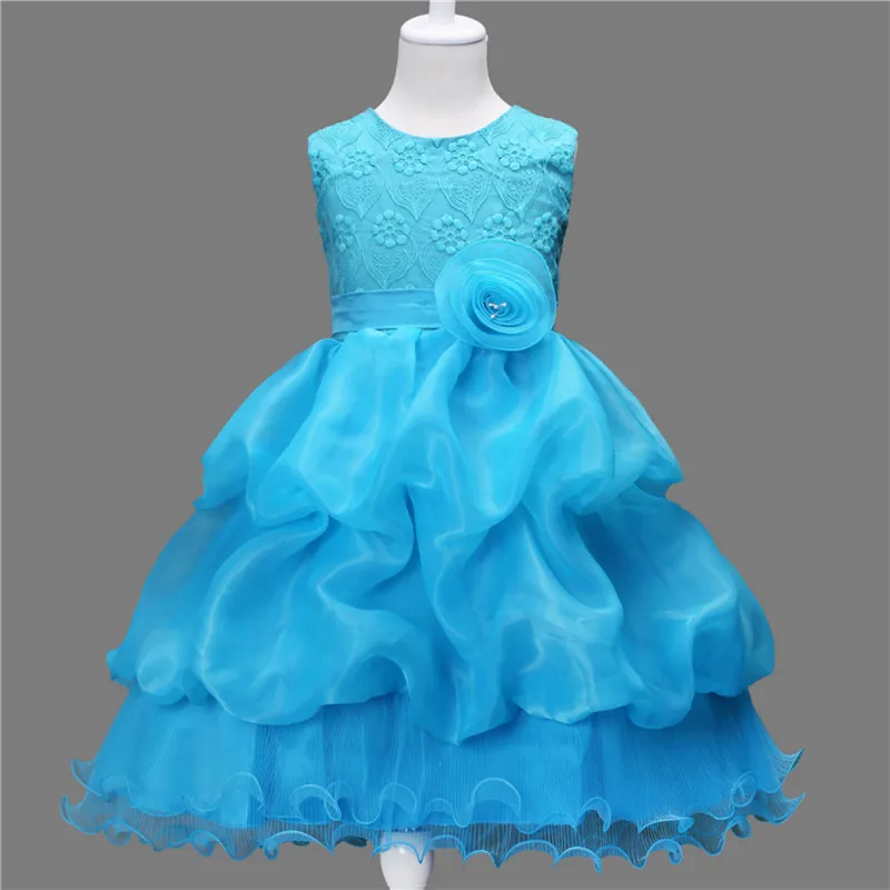 От 3 до 8 лет Детские платья для девочек платье принцессы элегантное Vestidos vestido de festa