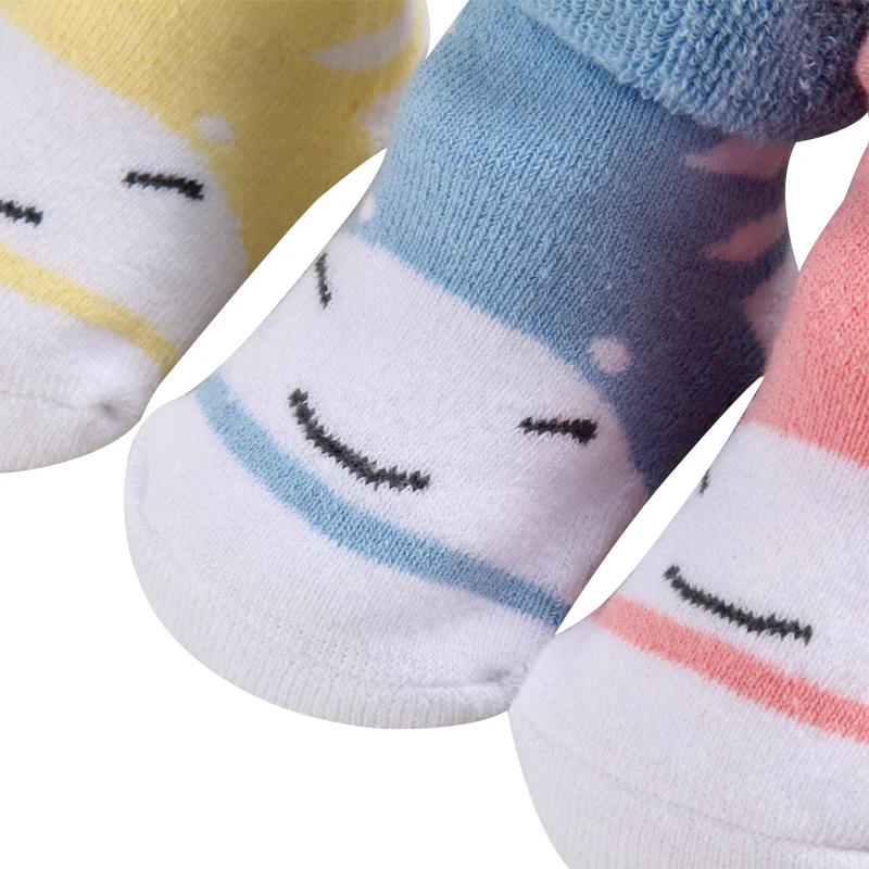 4 предмета толстые зимние носки для малышей мальчиков и девочек теплые хлопковые