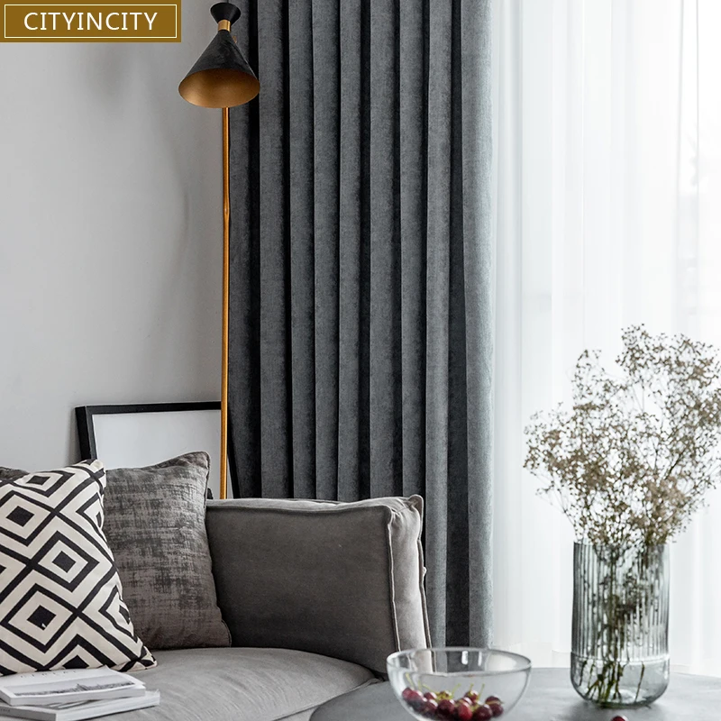 Шторы CITYINCITY для домашнего декора Роскошные плотные занавески гостиной спальни