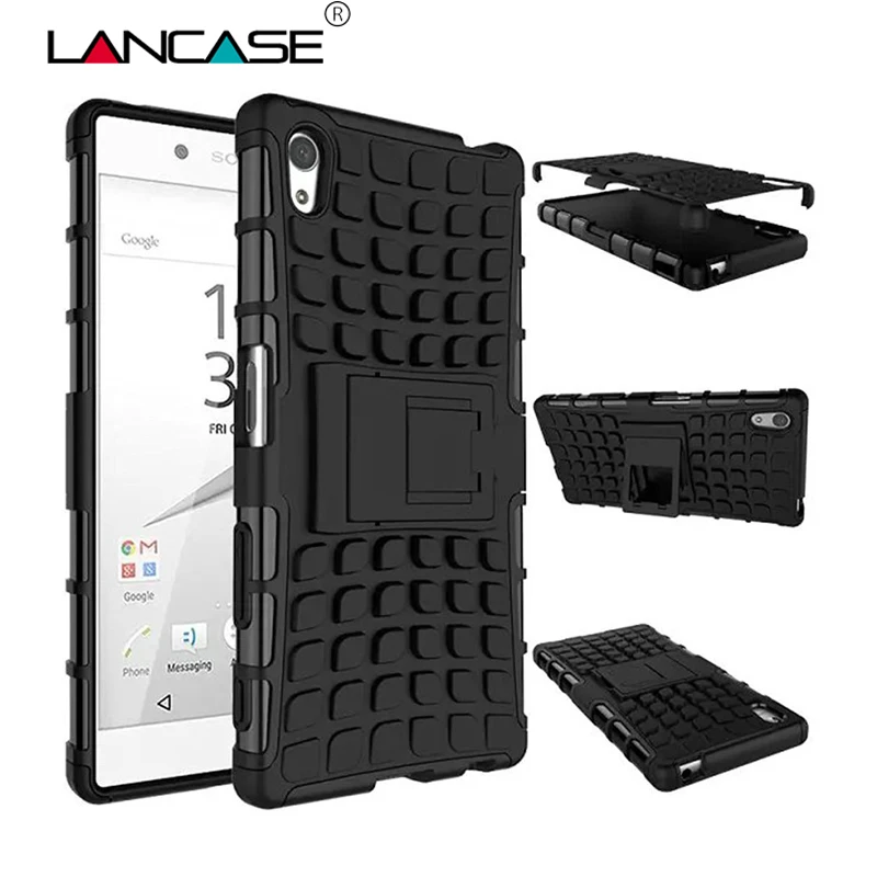 Для Sony Xperia Z3 Compact case 3 в 1 Броня Противоударный Защитная Back Case Cover Z4 Z5 Компактный